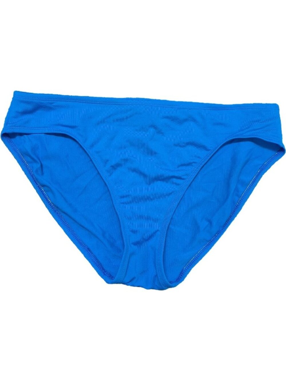 Chaps Womens Bikini Swim Bottom Blue Nylon Spandex Blend Women's 14